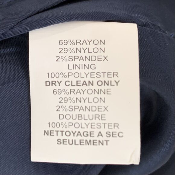 Trina Turk Dress 10 Blue Sheath 3/4 Sleeve Career Office Elegant Quiet Luxury - Picture 11 of 12